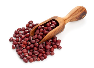 Raw azuki beans