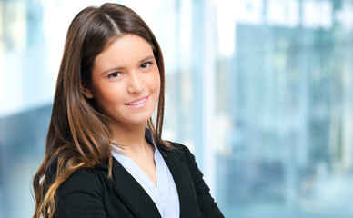Fototapeta premium Smiling businesswoman