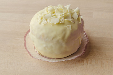 White chocolate dessert