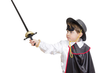 Boy with carnival costume