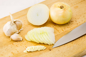onions and garlic