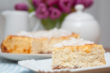 Kokos Käsekuchen