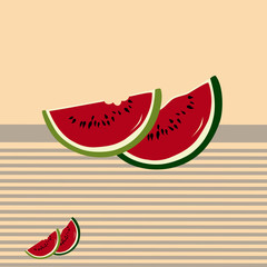 Watermelon slices
