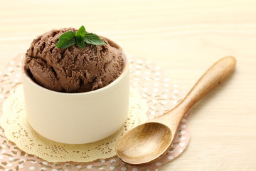 チョコレートアイスクリーム