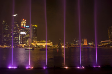 Laser show, Singapore