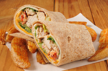 Chicken wrap sandwich