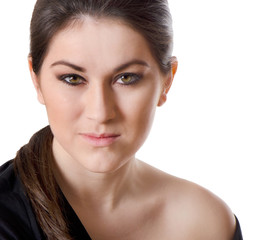 Obraz premium Portrait of beautiful smiling woman