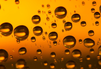 drops on glass