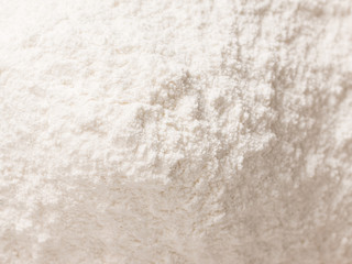Wheat Flour Powder Pile Close Up Details