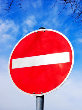 do not enter traffic sign (5)