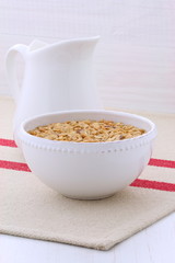 Delicious and healthy granola cereal