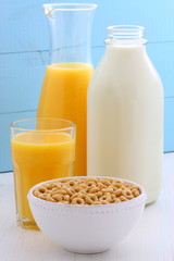 Delicious and healthy honey nuts cereal