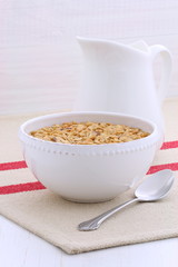 Delicious and healthy granola cereal