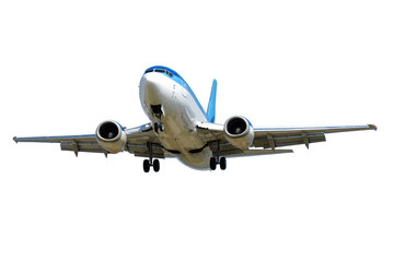 Plane isolated on a white background