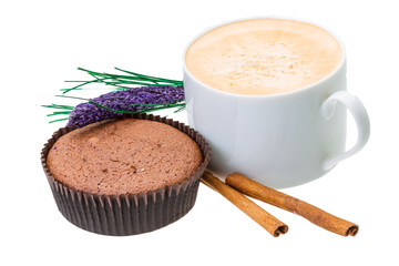 Muffin with coffee