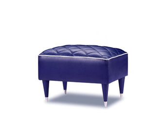 leather foot stool ottoman