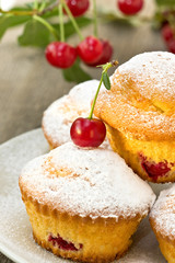 cupcakes with a cherry