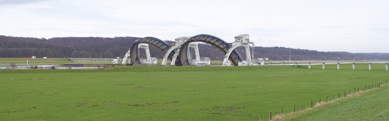 Driel weir in the Netherlands