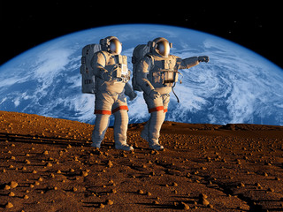 Group of astronauts © Kovalenko Iurii