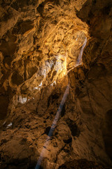 Light beam in the cave