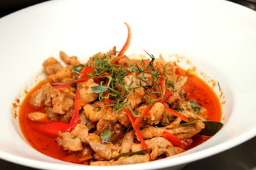 pork red curry