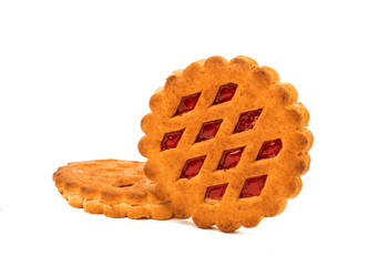 biscuits with jam isolated