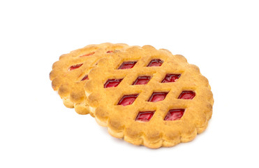 biscuits with jam isolated