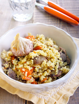 Rice with meat