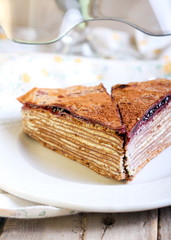 Chocolate crepe cake