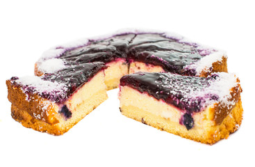 Cheesecake isolated