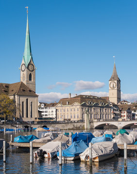 Zurich, Lady Minster and St.Peter Church