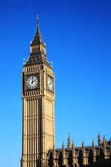 Fototapeta na wymiar Big Ben of the Houses Of Parliament