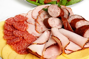 platter of cold meats