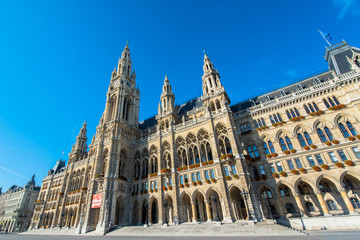The City Hall of Vienna, Austria