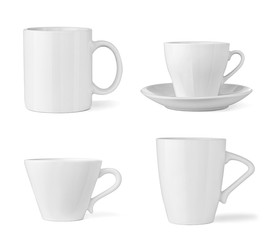 white coffee cup mug
