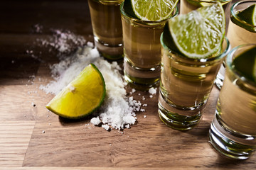 tequila , lime and salt