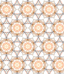 floral seamless pattern, vector