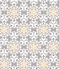floral seamless pattern, vector