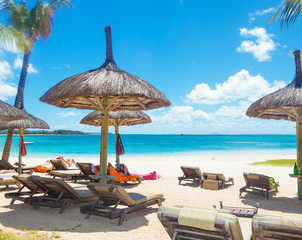 perfect place to rest on the beach