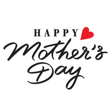 happy mothers day hand lettering handmade calligraphy
