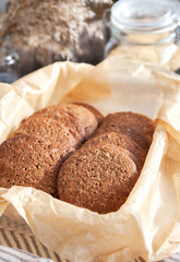 Homemade chocolate cookies