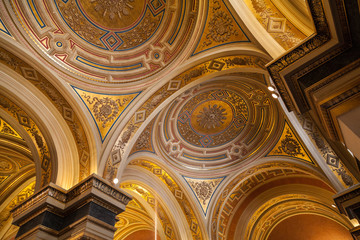Fototapeta premium Dome in the Wiener Musikverein.