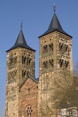 Fototapeta na wymiar Basilika St.Peter und Paul in Niddatal-Ilbenstadt
