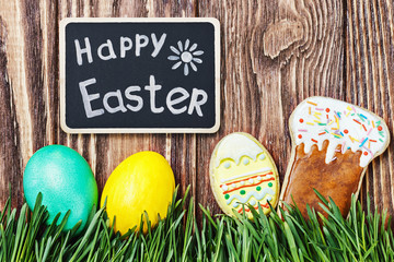 Easter homemade gingerbread cookie