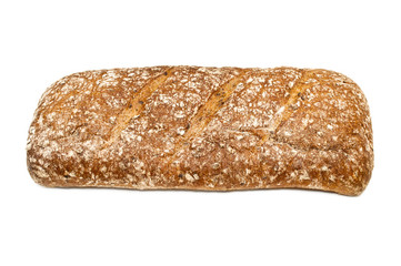 Fresh white bread isolated