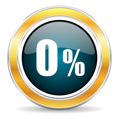 0 percent icon
