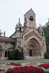 Fototapeta na wymiar Chapel in the Castle of Vajdahunyad in Budapest, Hungary