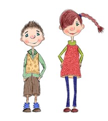 Boy and girl