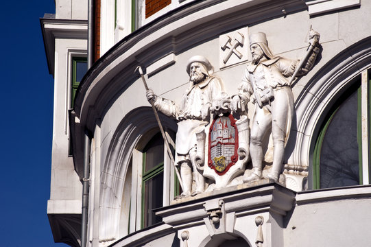 Bergarbeiterdenkmal Freiberg Sachsen
