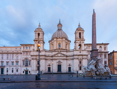 Chiesa di Sant'Agnese in Agone, Piazza Navona. Roma